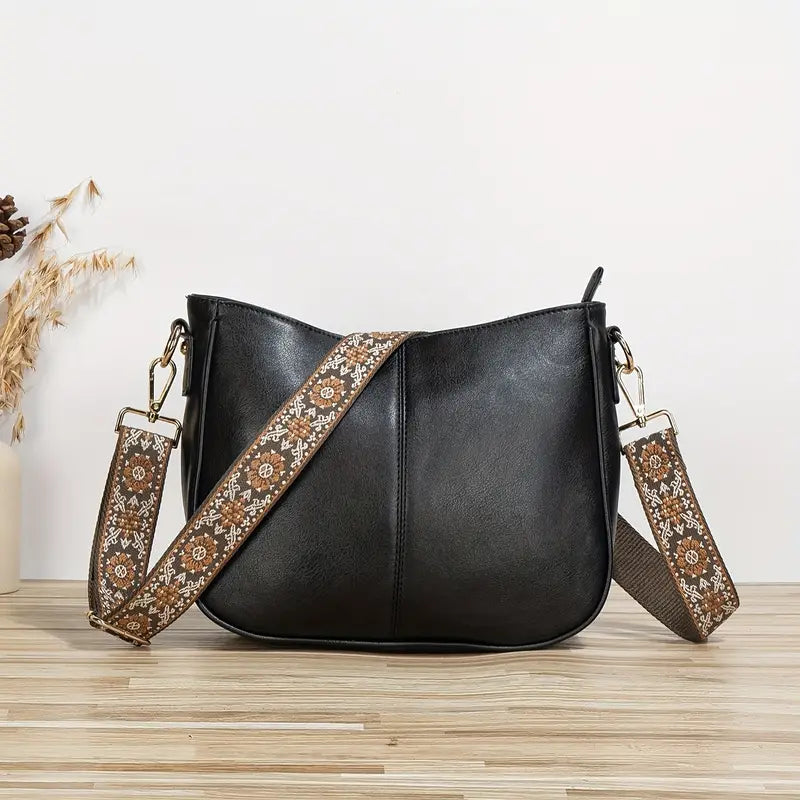 Sac bandoulière femme végétalien pratique et chic, idéal pour organiser vos essentiels.