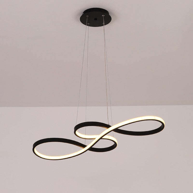 Lumière LED douce et design note de musique, éclairage contemporain pour votre maison. Ambiance relaxante.