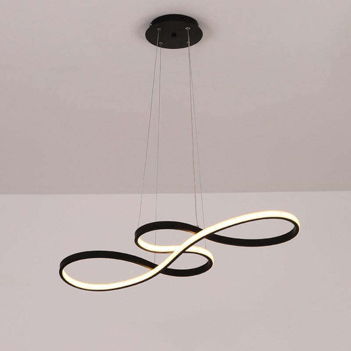 Lumière LED douce et design note de musique, éclairage contemporain pour votre maison. Ambiance relaxante.