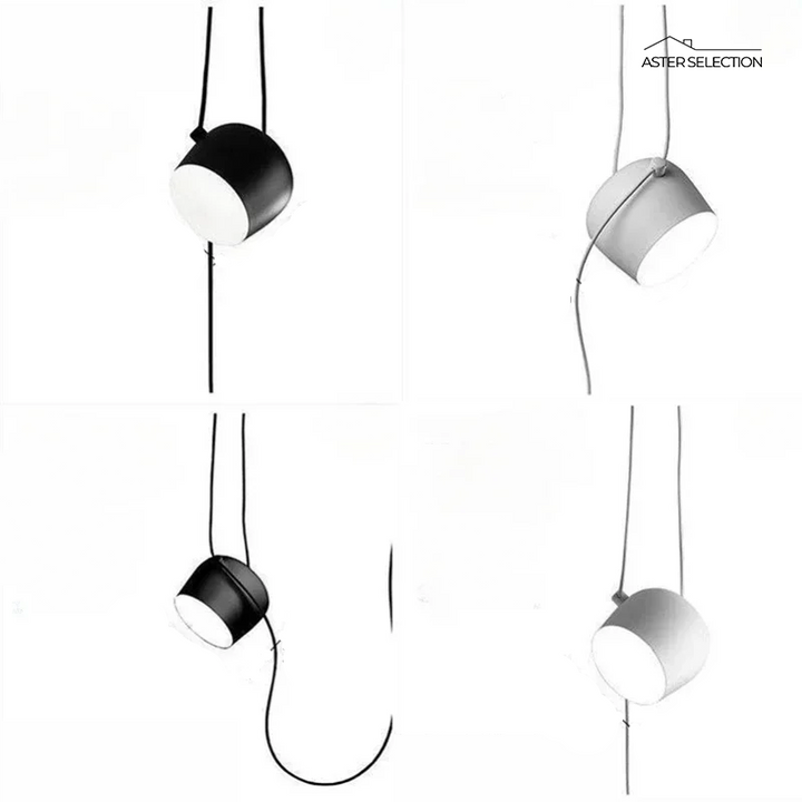 Plafonnier LED design araignée, style contemporain. Idéal pour un éclairage de salle à manger chic.