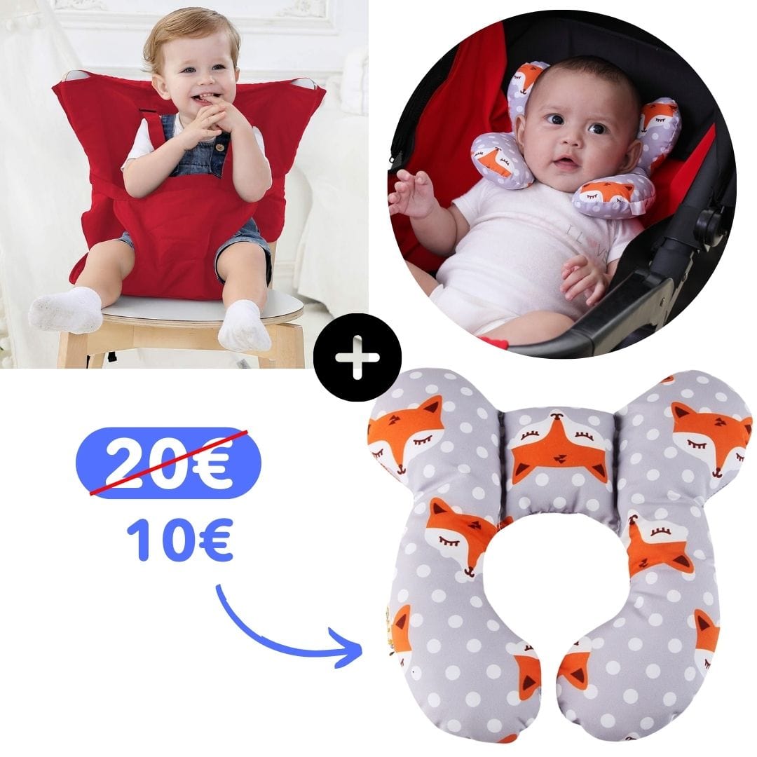 Chaise haute bébé lavable et portable, un accessoire indispensable pour les repas.
