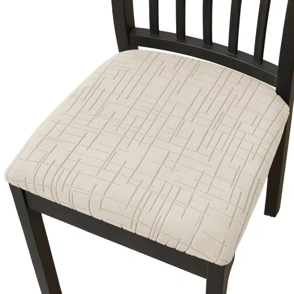 Housse moderne pour chaise de salle à manger, tissu élastique doux, améliore l'ameublement et la déco.