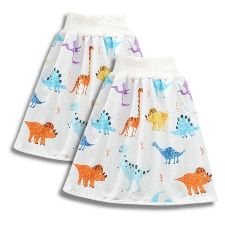 Enfant serein, pyjama absorbant pour nuits sèches. Confiance retrouvée durant l'apprentissage propreté. Protection fuites.