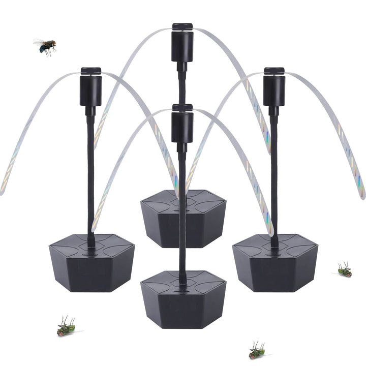 Mini ventilateur anti-mouche silencieux protégeant les aliments d'un pique-nique ou au jardin. Repousse les mouches.