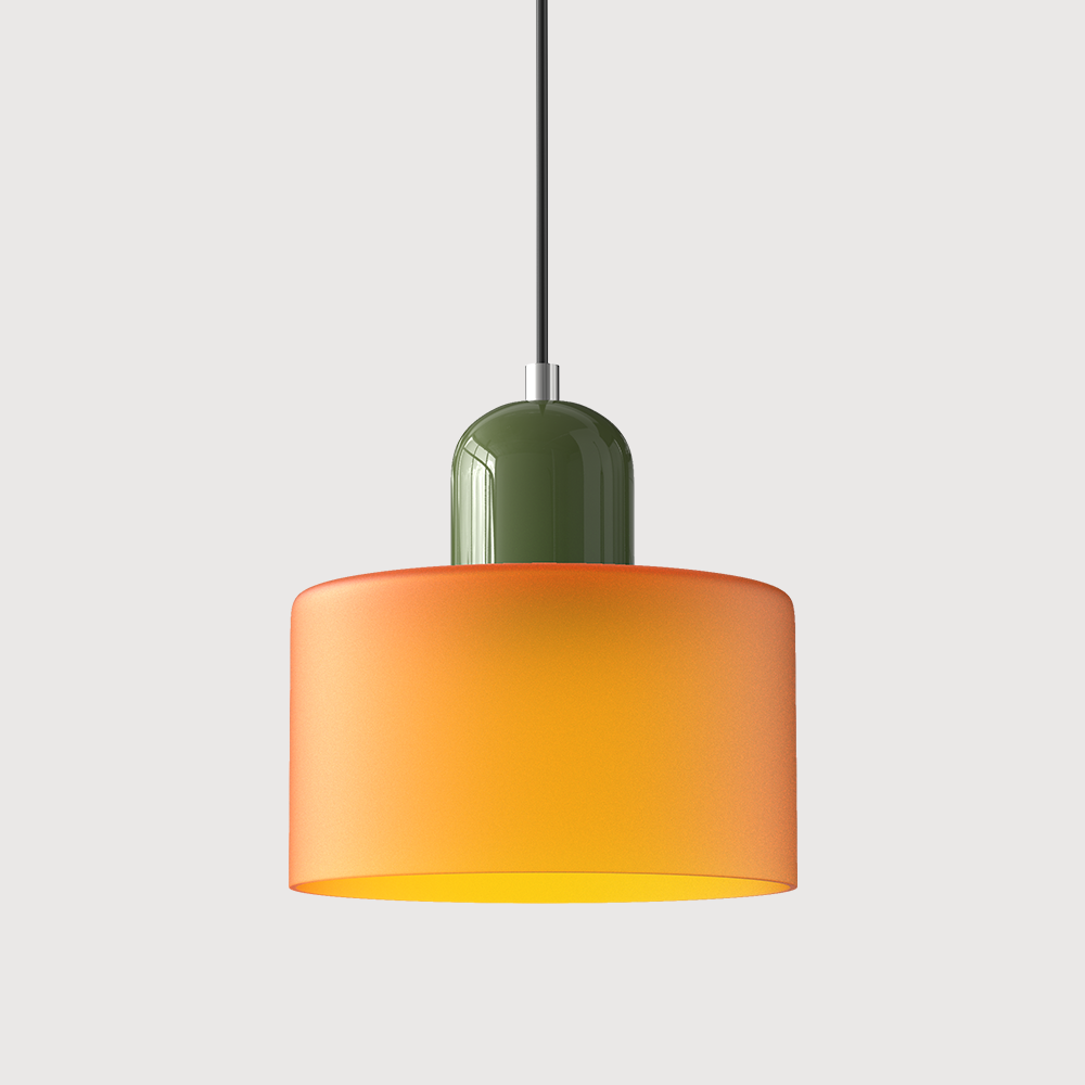 Luminaire suspendu Lumisio contemporain, design Bauhaus pour un éclairage de salle à manger.