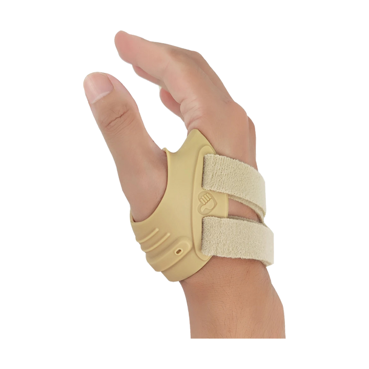 Support orthopédique du pouce soulageant l'arthrose et la tendinite, offrant un soutien articulaire efficace pour la main.