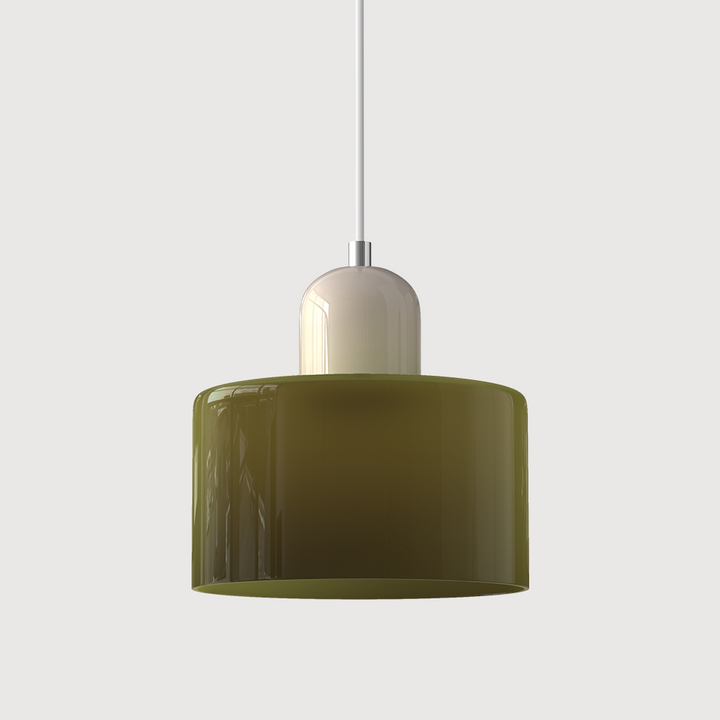 Suspension Lumisio style Bauhaus, élégante et moderne, parfait pour la décoration du salon.