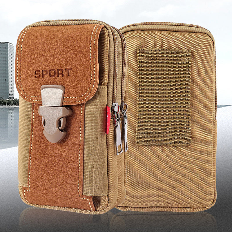 Pochette de rangement discrète pour homme FlexiPouch, parfaite pour le quotidien et voyage.