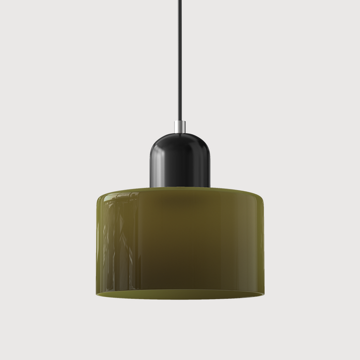 Luminaire Lumisio moderne, style Bauhaus pour salle à manger, lumière douce et décorative.