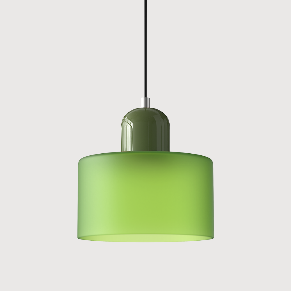 Suspension Lumisio Bauhaus élégante, parfaite pour un salon ou salle à manger moderne.