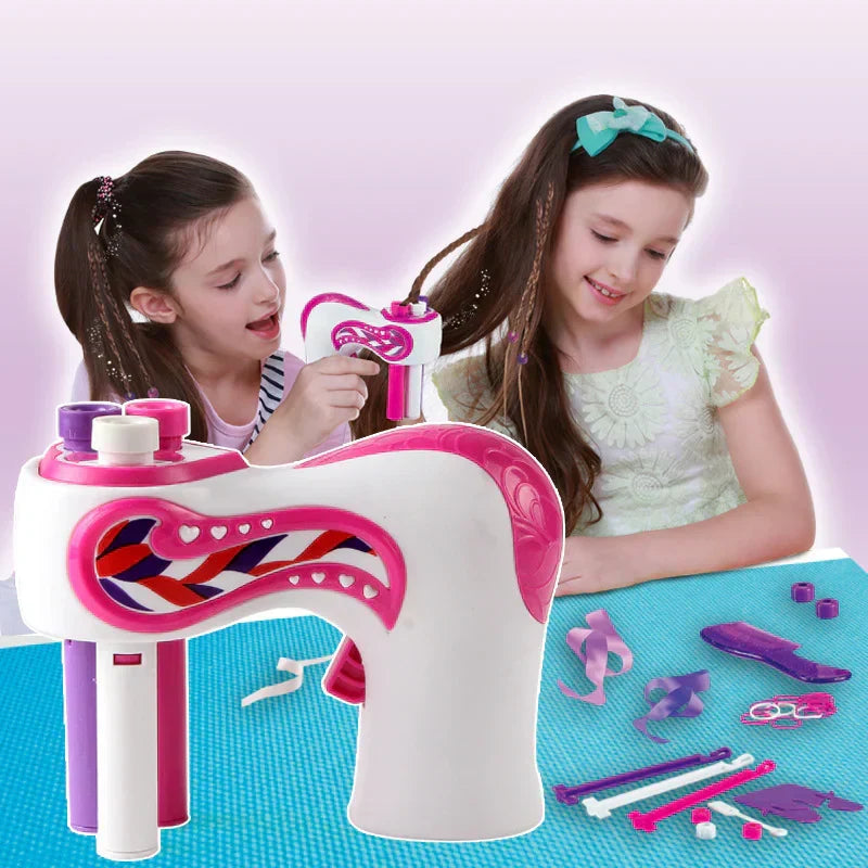 Appareil à tresser automatique BraidEase pour des tresses impeccables. Coiffure facile et rapide pour enfants et adultes.