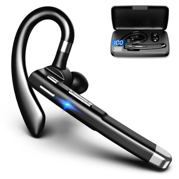Casque sans fil RoadMic Pro Bluetooth, double micro, réduction bruit pour appels clairs.