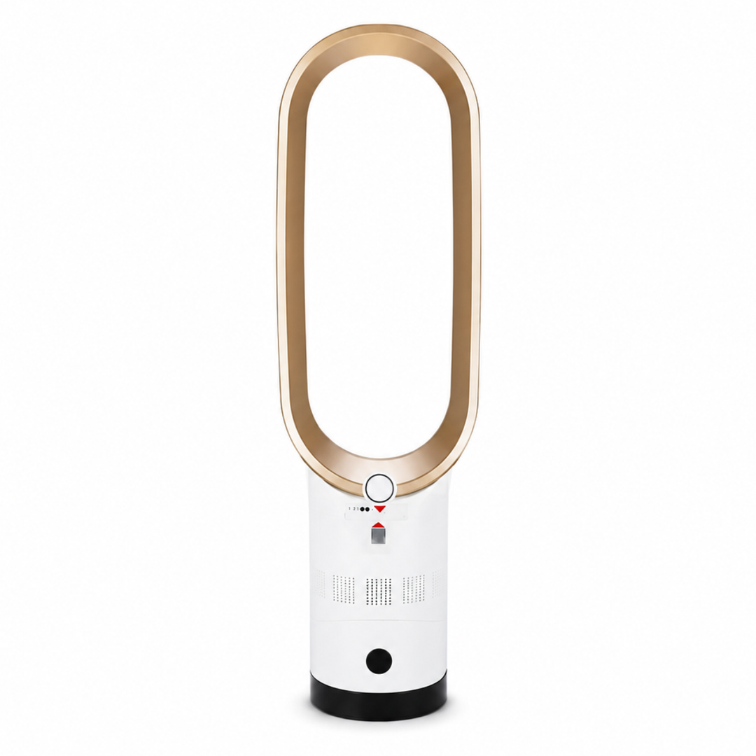 Ventilateur tour LED multifonction, chauffage et rafraîchissement intelligent pour un confort connecté.