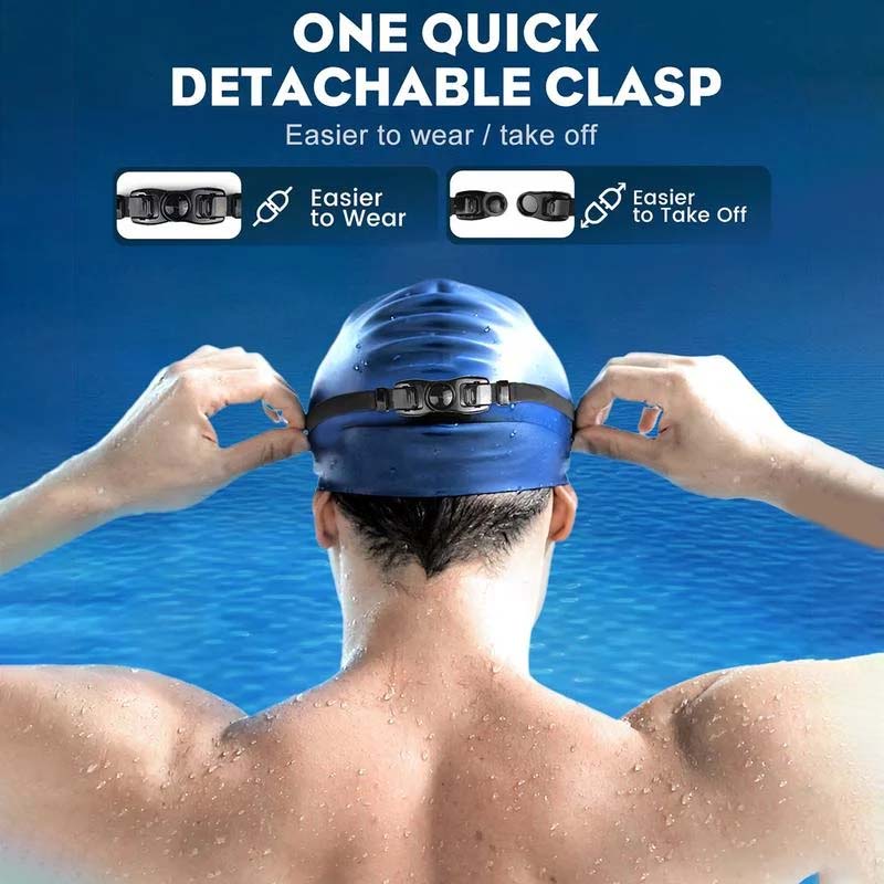 Vision 180° garantie avec ces lunettes de natation anti-buée, confort et étanchéité pour tous.