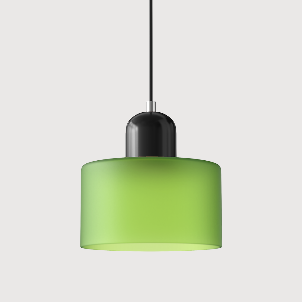Éclairage suspendu Lumisio, design Bauhaus pour intérieur, ambiance moderne.