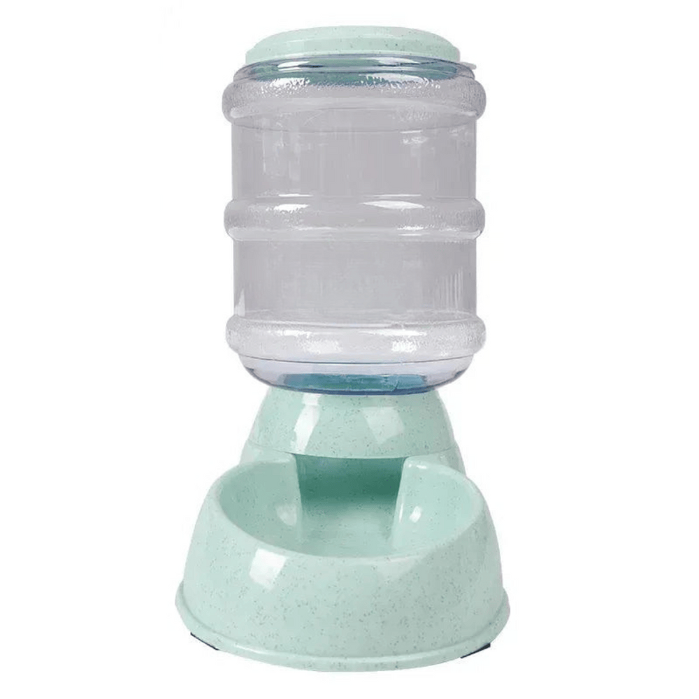 Mangeoire automatique 3.75L pour chiens et chats, assure l'accès constant à la nourriture.