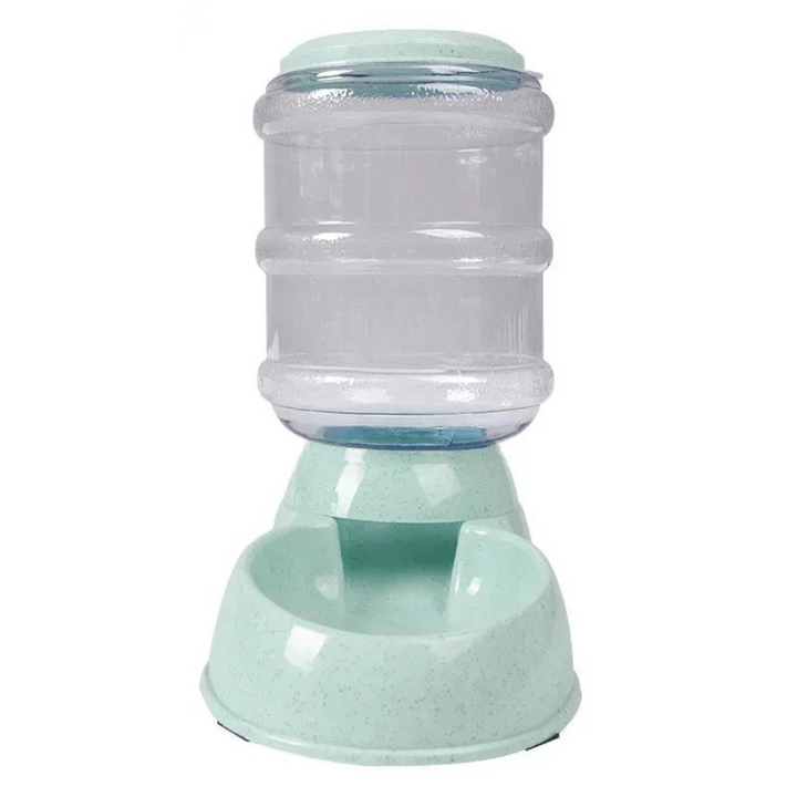Mangeoire automatique 3.75L pour chiens et chats, assure l'accès constant à la nourriture.
