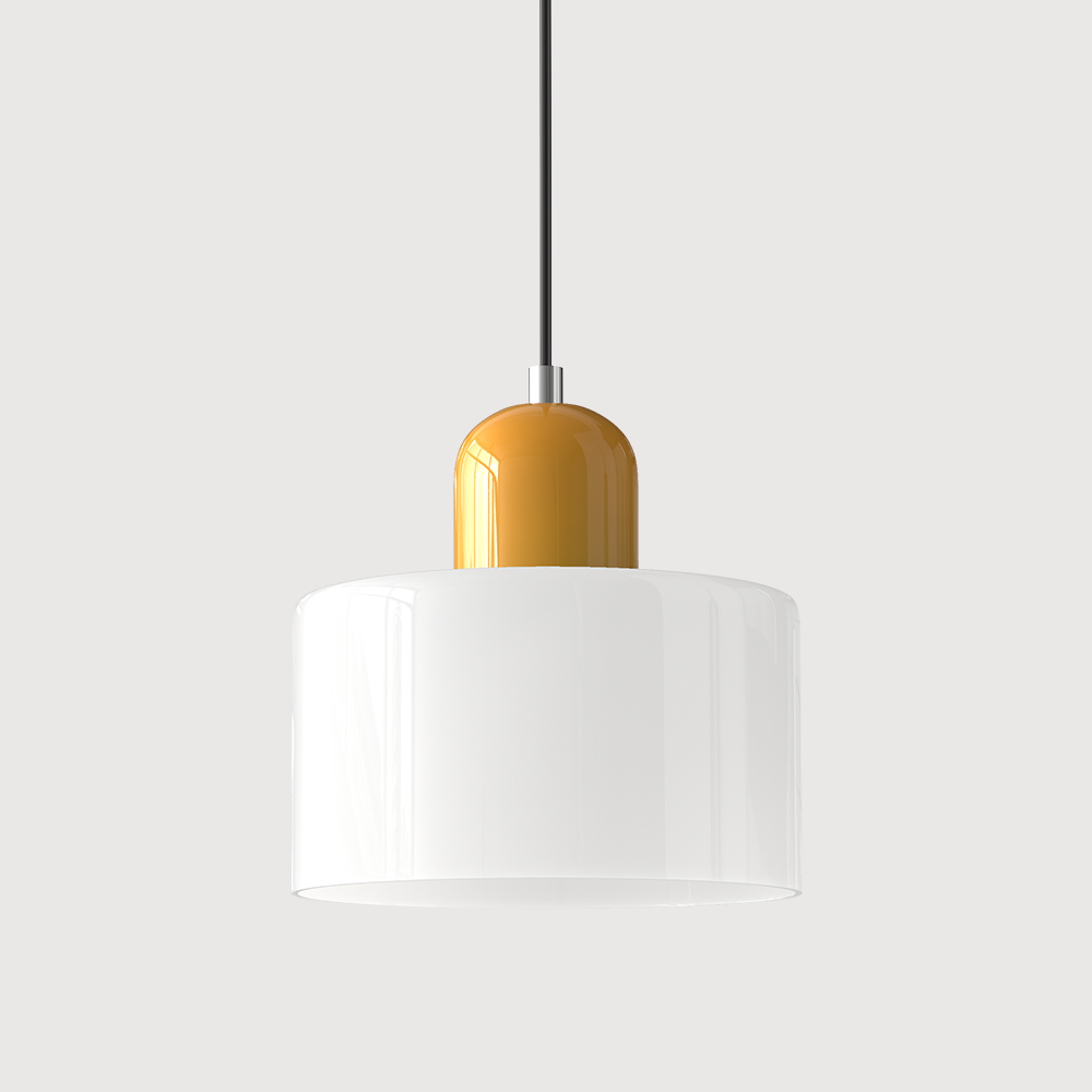 Suspension Lumisio style Bauhaus, lumière moderne pour salon, décoration intérieure raffinée.