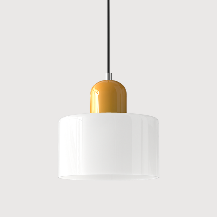 Suspension Lumisio style Bauhaus, lumière moderne pour salon, décoration intérieure raffinée.