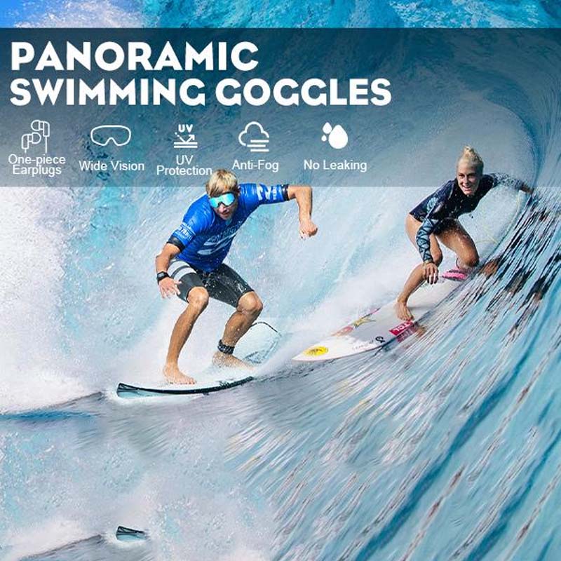 Accessoire indispensable : lunettes de natation anti-buée, vision panoramique pour entraînement et loisir.