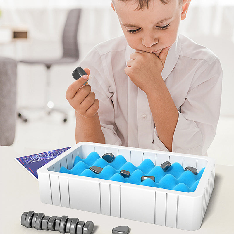 Jeu d'échecs magnétique éducatif pour enfants, parfait pour l'apprentissage de la stratégie et le développement intellectuel.