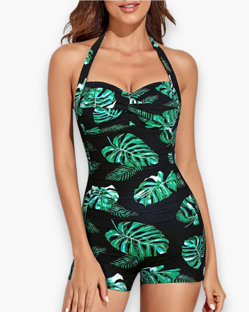 Maillot de bain femme une pièce chic pour la plage ou la piscine. Style moderne et élégant pour vos vacances d'été.