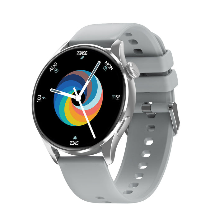 Smartwatch homme: moniteur glycémie, tension, FC, SpO2, suivi sommeil, pour une vie saine.