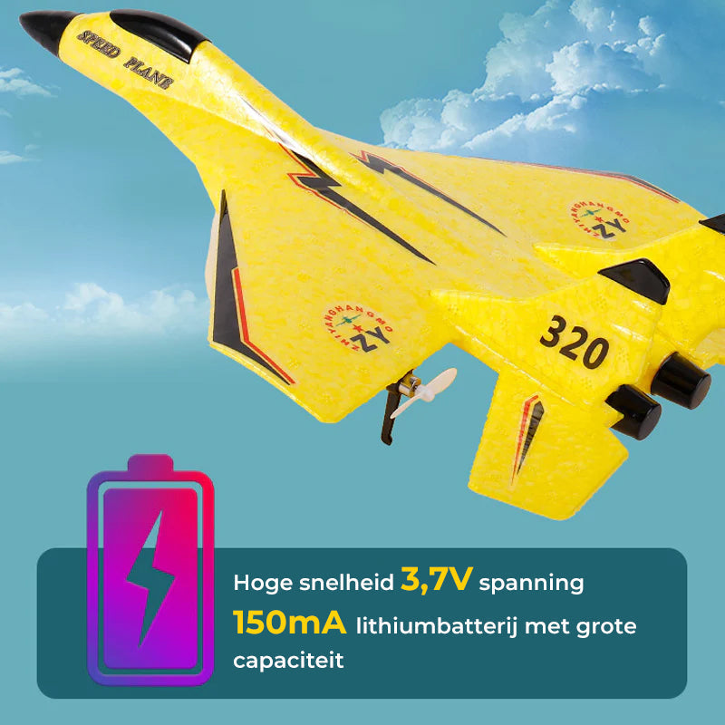 Modèle réduit d'avion RC pour vol acrobatique, design dynamique, parfait pour le loisir aérien.