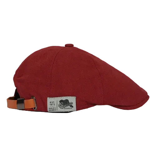 Béret homme coton ajustable, alliant confort, style intemporel et mode.