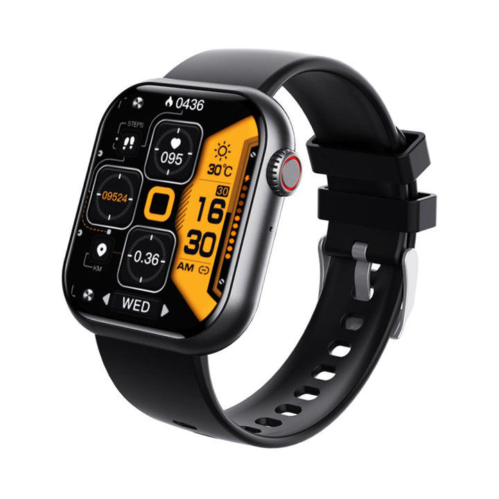 Montre intelligente unisexe: suivi complet glycémie, tension, FC, SpO2, sommeil, étanche, sport, bien-être.