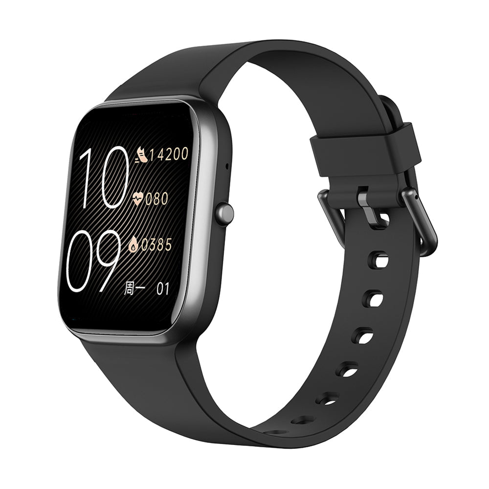 Montre connectée unisexe, suivi santé: glycémie, tension artérielle, FC, SpO2, sommeil.