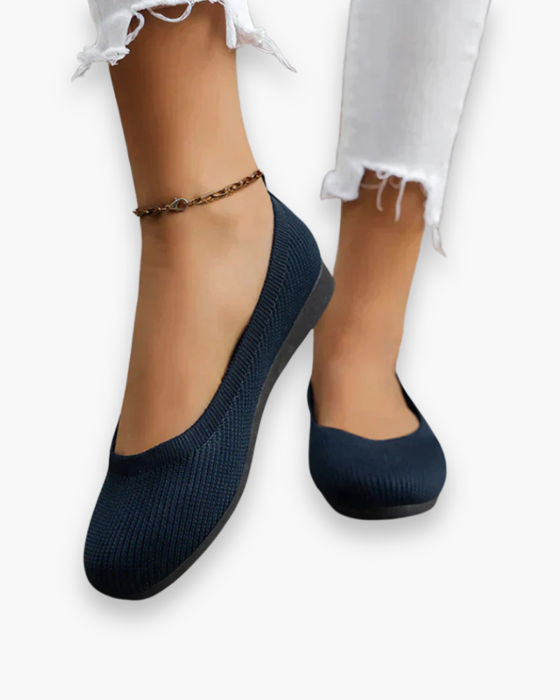 Chaussures ballerines femme légères avec semelle souple, assurant un confort optimal toute la journée. Style mode.