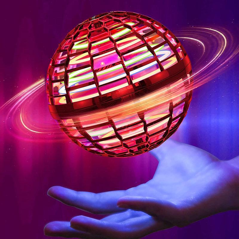 AetherSphere, balle volante boomerang LED interactive. Un jouet lumineux et captivant pour des heures de plaisir.