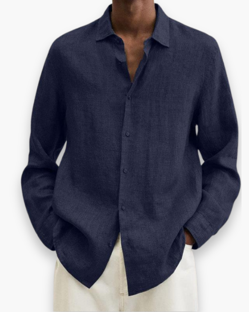 Chemise de loisirs homme élégante, coupe sophistiquée. Confort et style masculin polyvalent pour bureau ou sortie.
