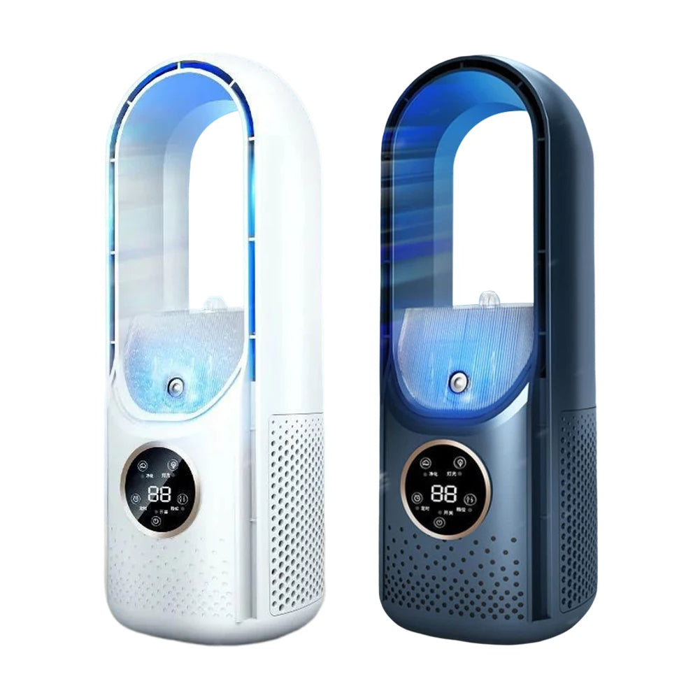 Appareil de ventilation et rafraîchissement d'air portable. Améliore le confort thermique partout.