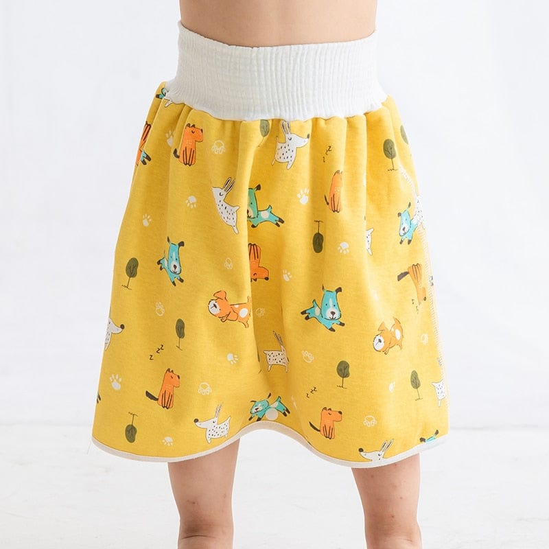 Culotte d'apprentissage en coton bio, douce et anti-fuite pour la propreté des bébés.