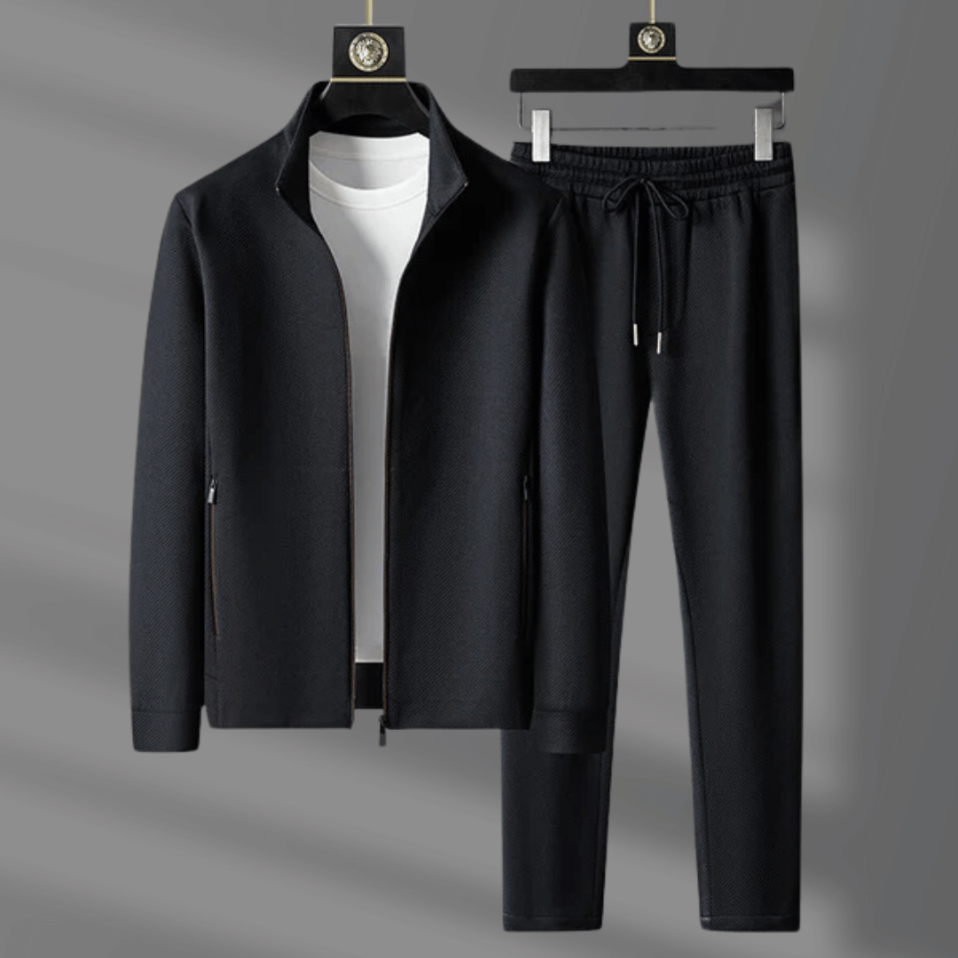 Survêtement MotionLine Premium homme, ensemble sport chic pour confort et style athleisure, idéal détente et fitness.