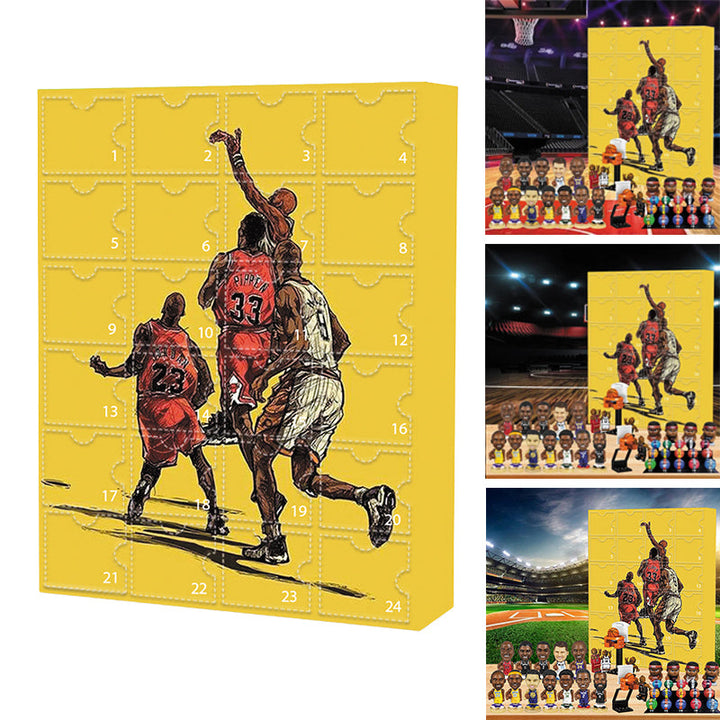 Calendrier de l'Avent NBA DunkDream: la collection basket ultime pour Noël. 24 surprises et déco pour fan de sport.