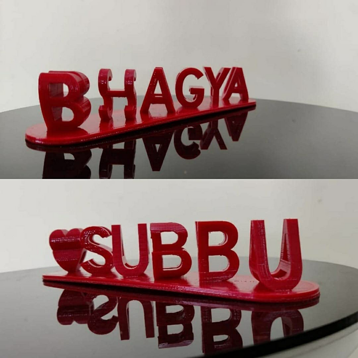 Plaque noms fusionnés personnalisée, un design unique pour symboliser l'amour ou l'amitié durable. Cadeau.