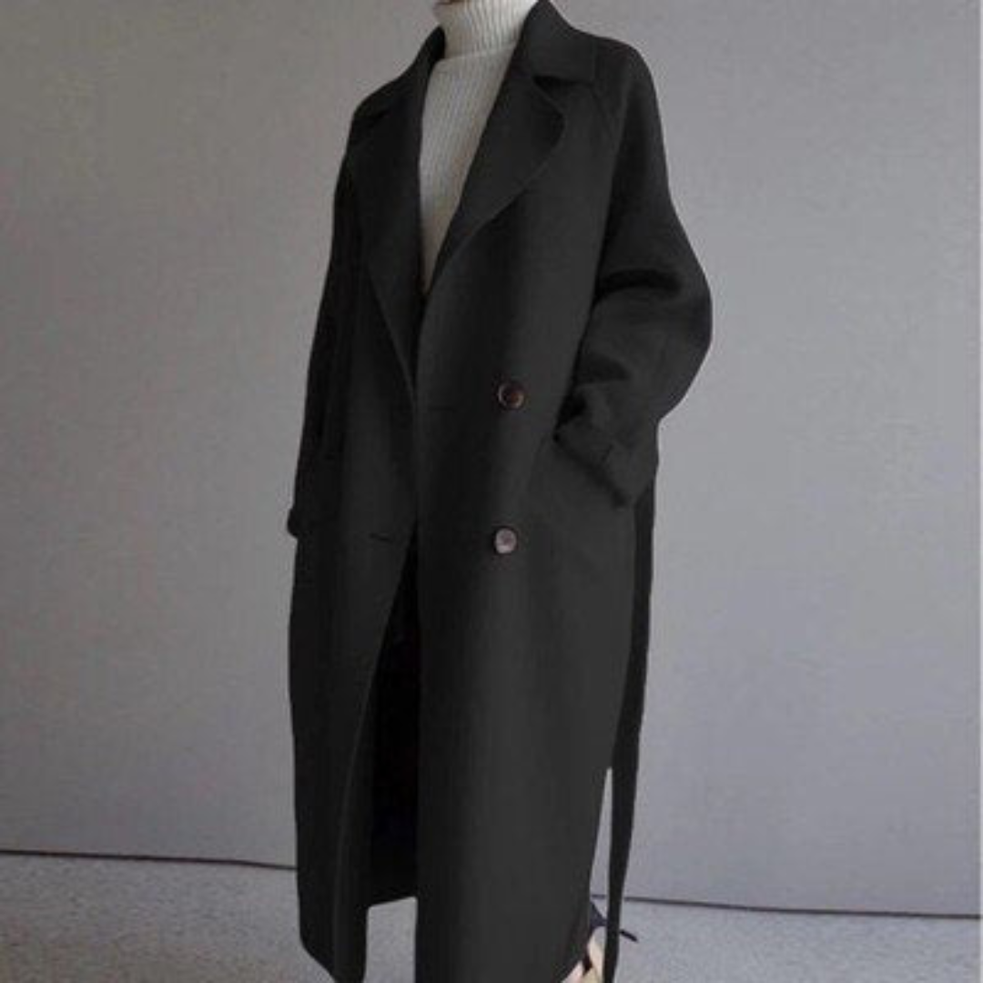Trench-coat élégant pour femme, vêtement extérieur polyvalent et chic, parfait pour un style classique au printemps.