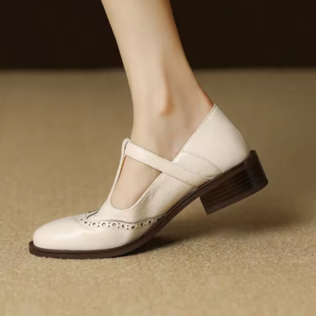 Chaussures élégantes Mary Jane avec talon bloc, parfaites pour le bureau ou une sortie, style polyvalent.