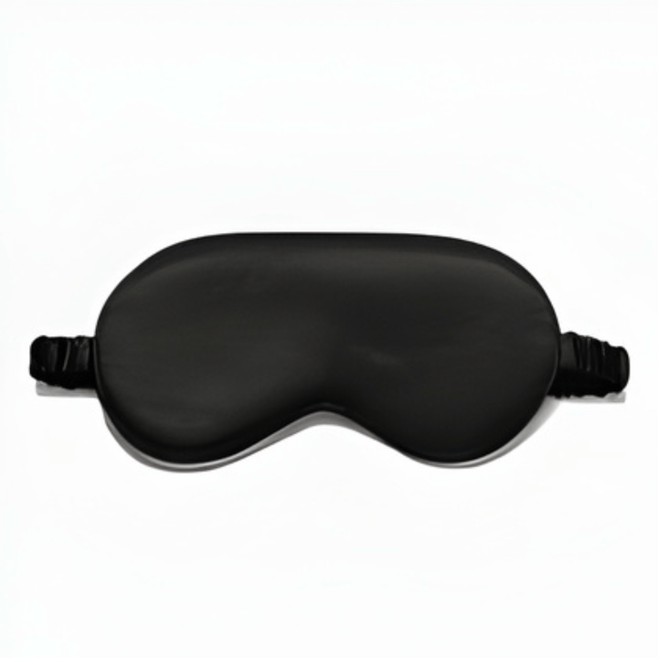 Masque de bien-être en soie, unisexe, pour une relaxation profonde et un sommeil de qualité.