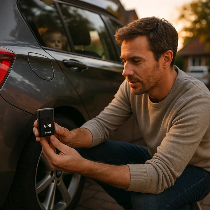 Mini traceur GPS portable et discret avec aimant. Suivi en temps réel anti-vol pour biens et personnes.