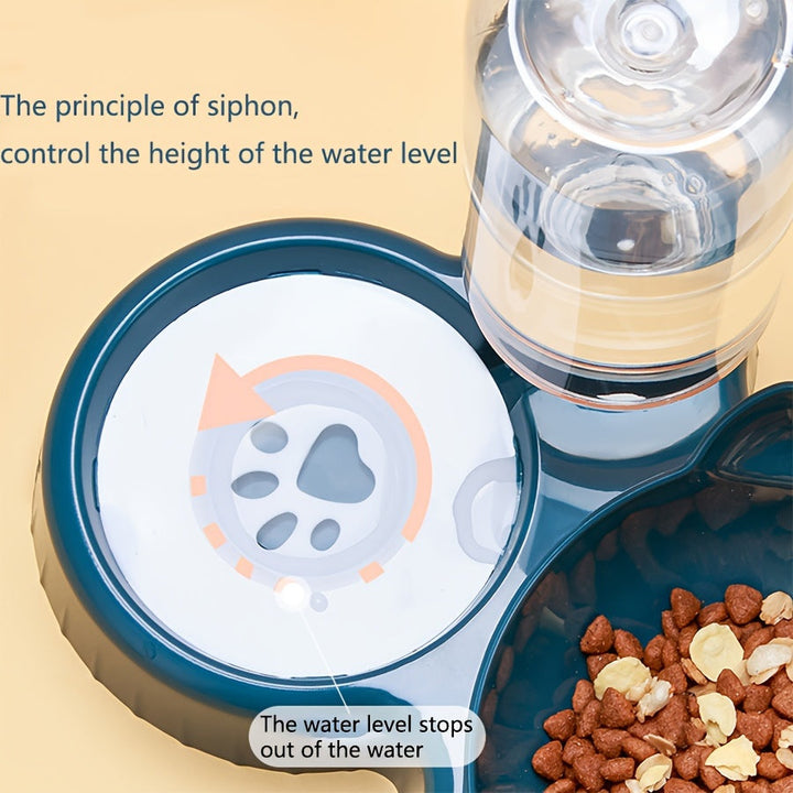 Kit complet: bols ergonomiques, gamelle inclinée pour chat et distributeur d'eau pour la maison.