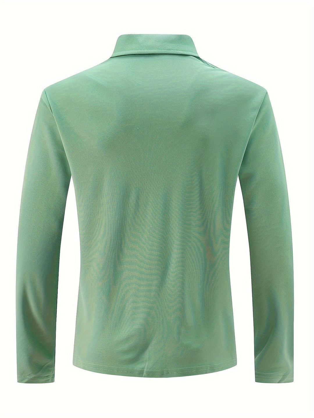 Polo homme manches longues, coupe slim, idéal pour un look quotidien à la fois chic et confortable.