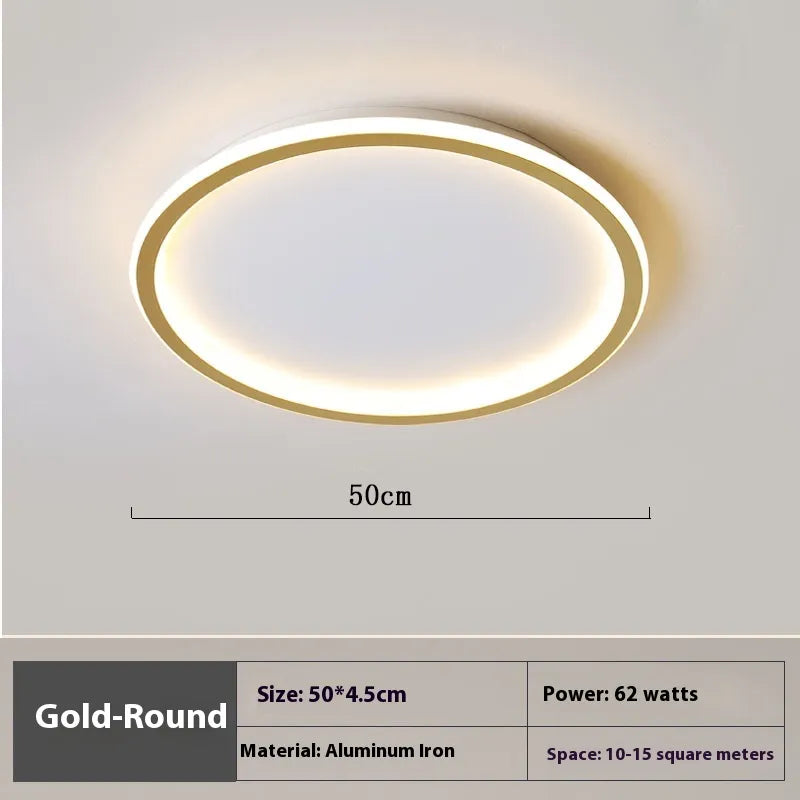 Plafonnier LED rond économe en énergie, design moderne et lumière réglable pour sublimer votre intérieur.