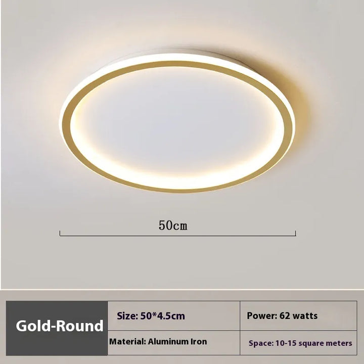 Plafonnier LED rond économe en énergie, design moderne et lumière réglable pour sublimer votre intérieur.