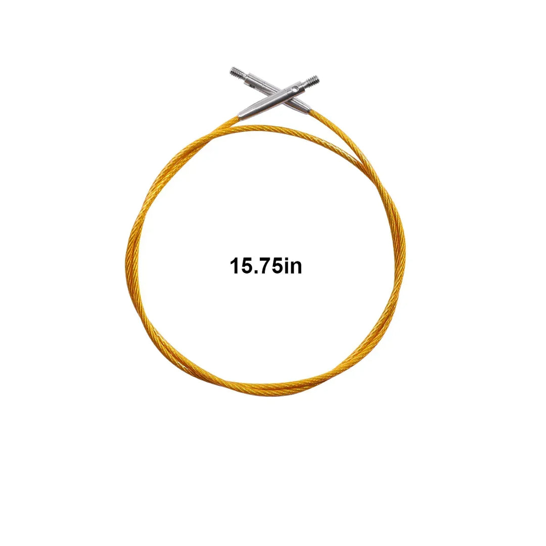 Créez des merveilles avec cet ensemble d'aiguilles circulaires interchangeables pour tricot.