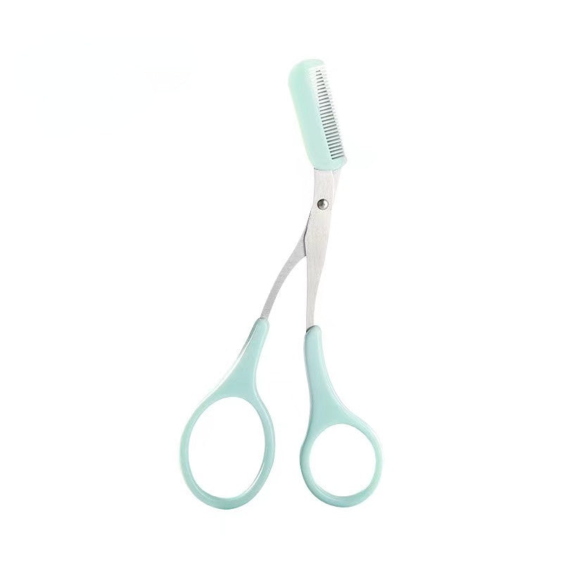 Ciseaux à sourcils professionnels en acier inoxydable, conçus pour une coupe nette et une beauté durable.