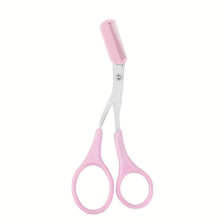 Ciseaux professionnels en acier pour la beauté des sourcils, assurant une épilation précise et rapide.